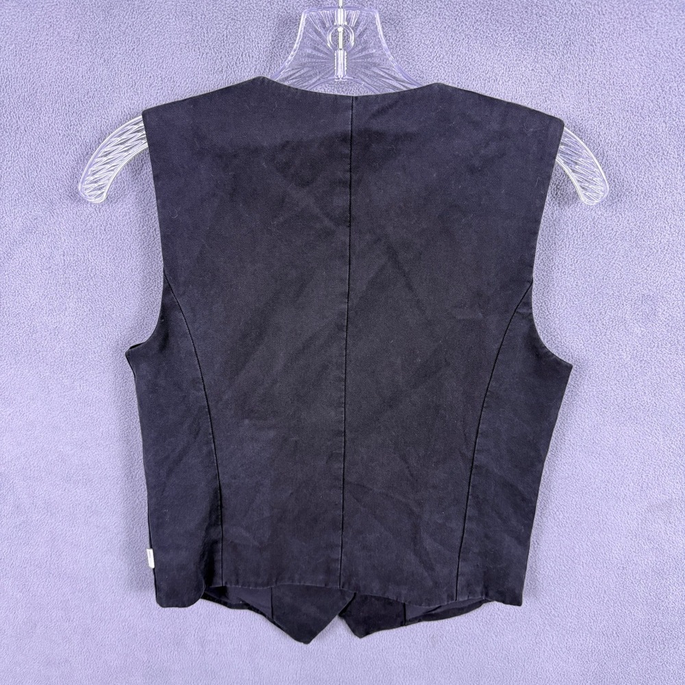 Vuori‎ Coastline Vest Black Button Up Tailored Women's XS Office Chic Preppy - Picture 3 of 6